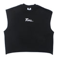 black cut off gym tank 340 GSM TORQ