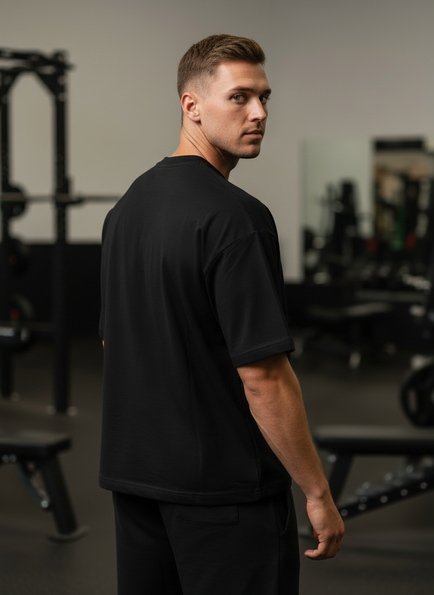 TORQ Heavyweight Oversized Cropped Tee – 300 GSM