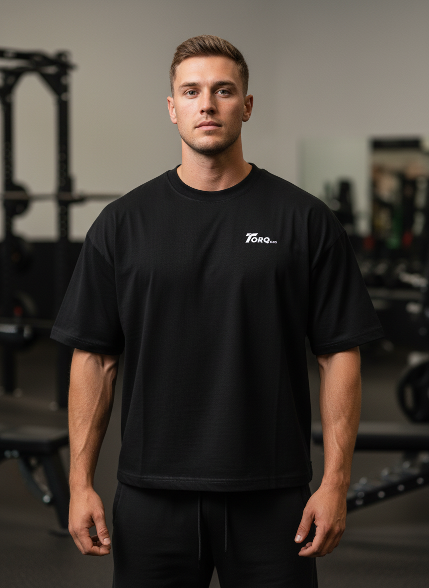 TORQ Heavyweight Oversized Cropped Tee – 300 GSM