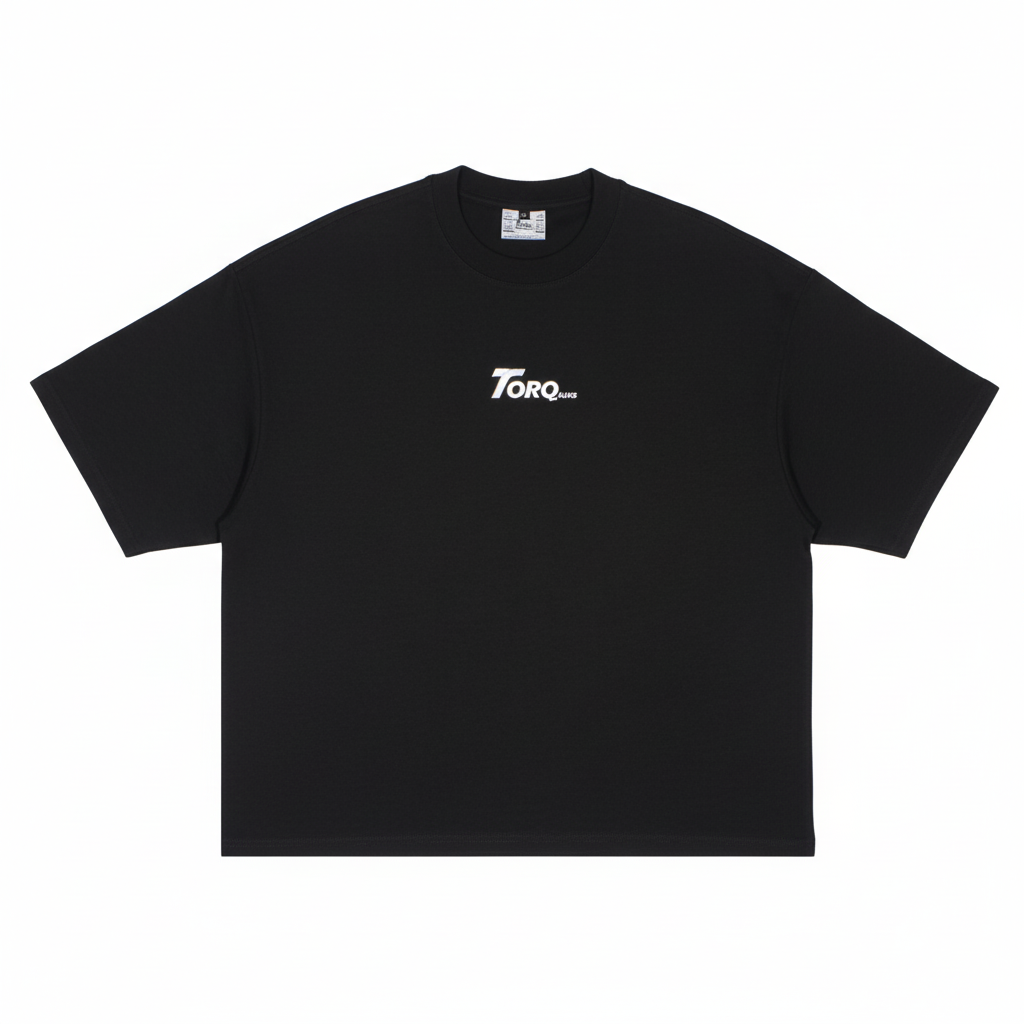 heavyweight boxy gym t-shirt 250 GSM TORQ