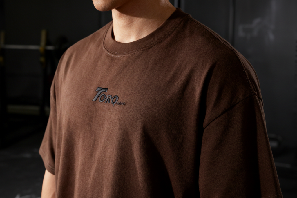 TORQ Oversized Cropped Boxy Tee – 250 GSM