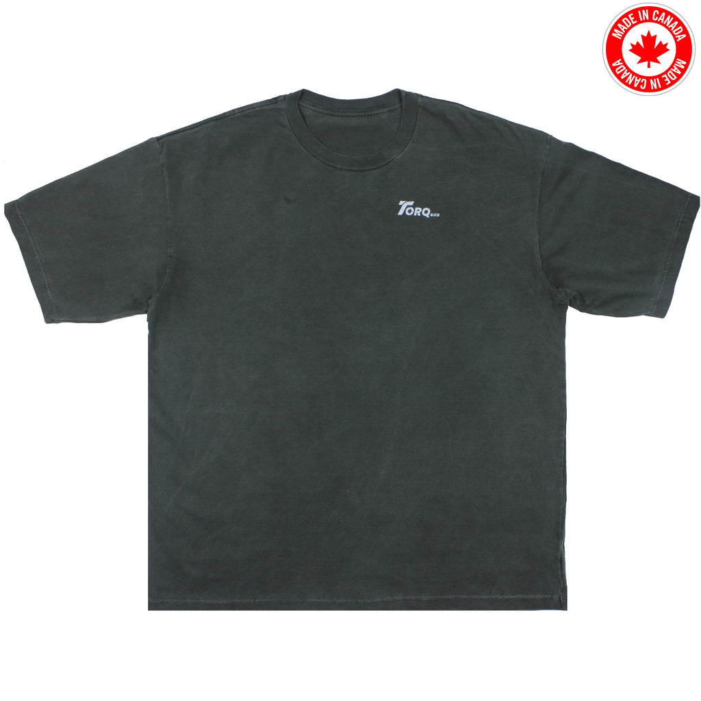 heavyweight washed gym t-shirt 250 GSM TORQ